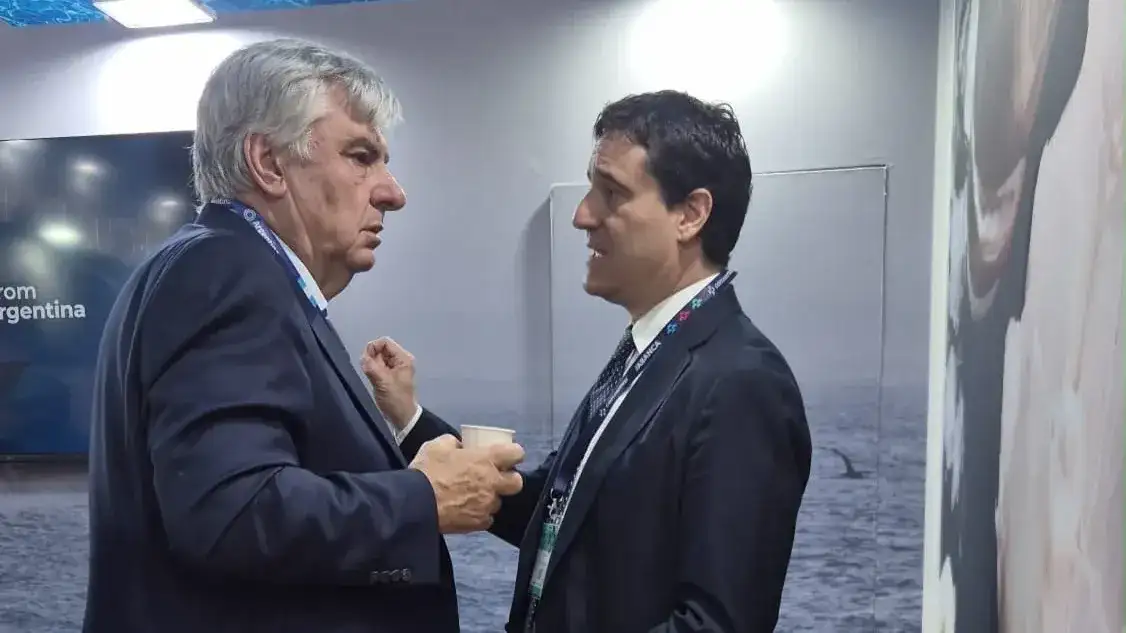 Maximiliano Abad con López Cazorla, subsecretario de Pesca de la Nación