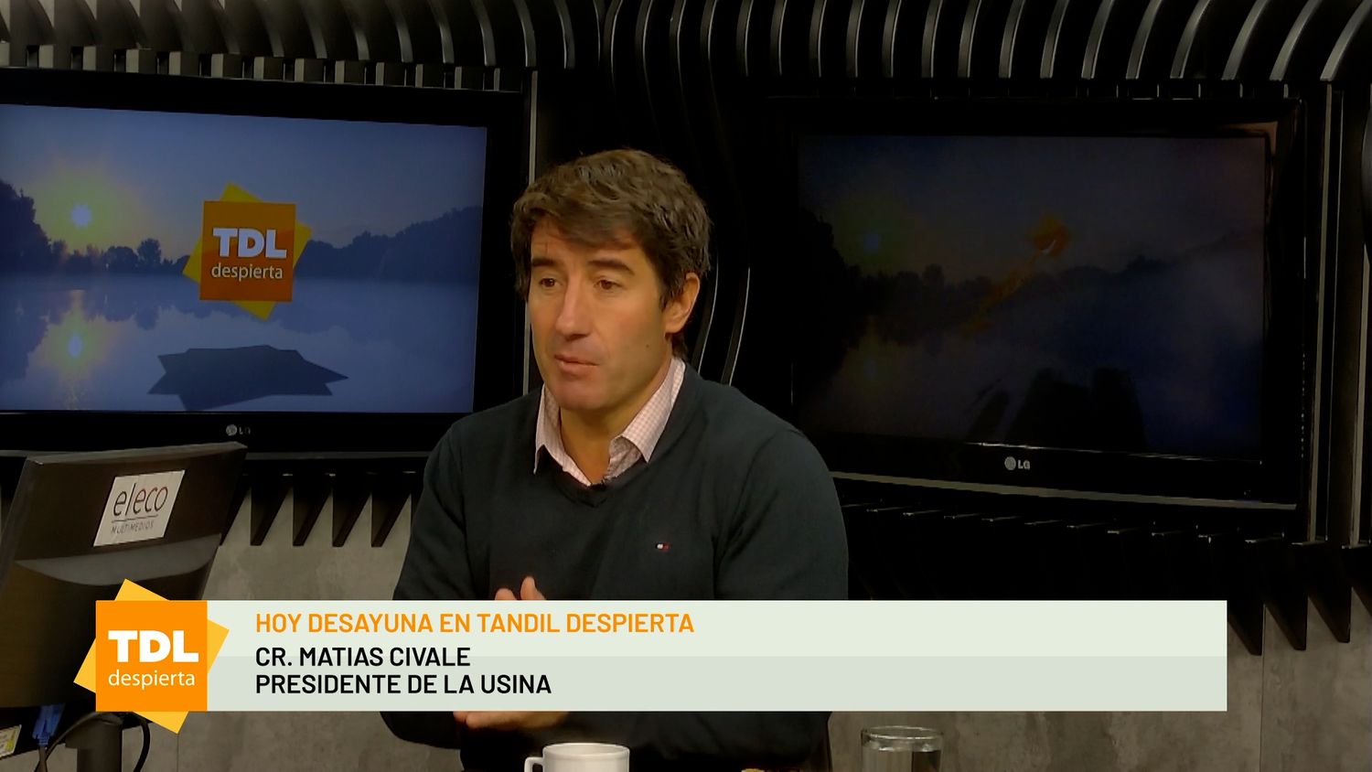 Matias Civale en Tandil Despierta por la 104.1 Tandil FM y ECO TV.