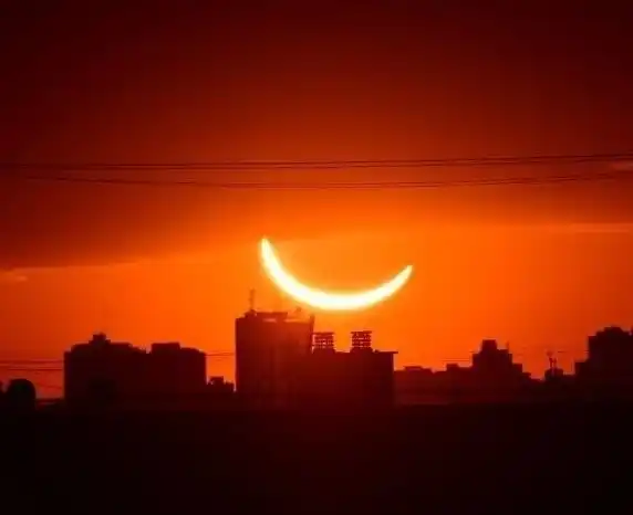 Así se vio el eclipse de sol en gran parte del país