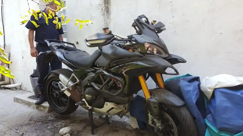 Recuperaron una moto Ducati robada en 2014