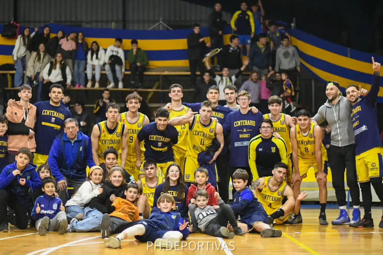 Uno más. Ya son 11 los partidos consecutivos con victoria para Centenario. Foto: Lola Calace.