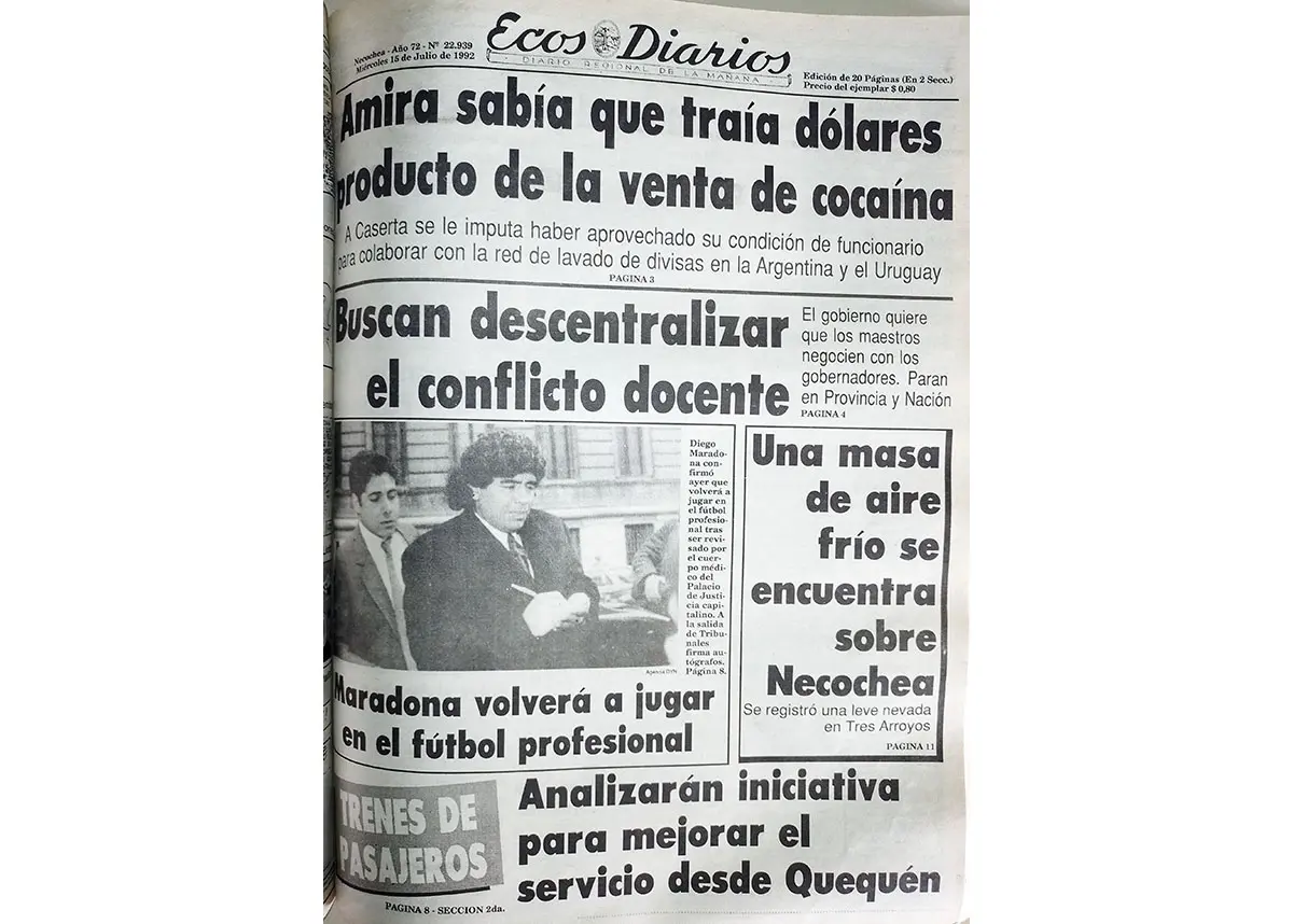 Jueves 16 de Julio de 1992