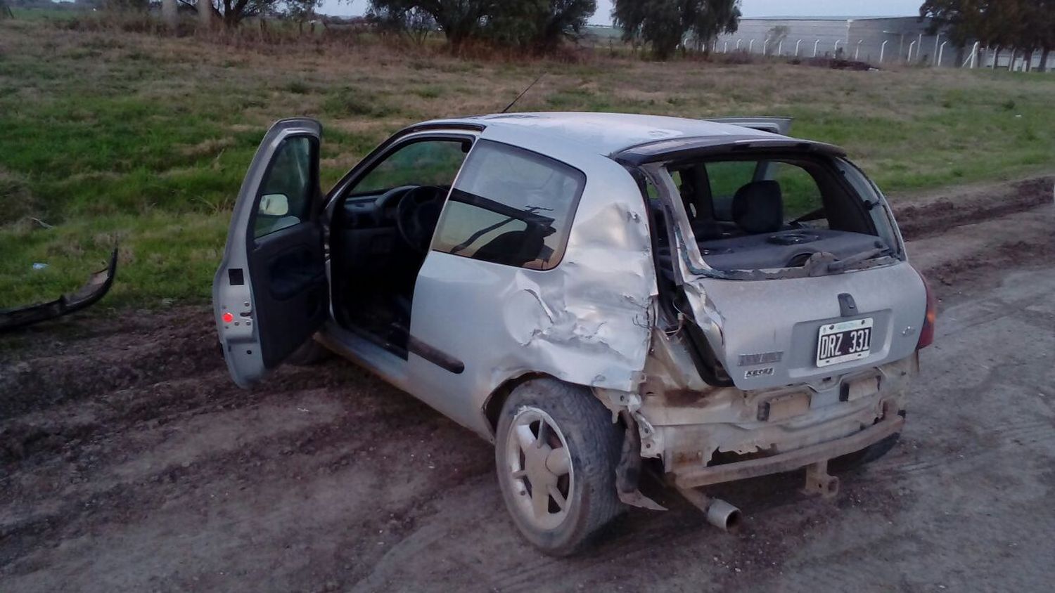 Choque en ruta 131 y acceso Los Constituyentes