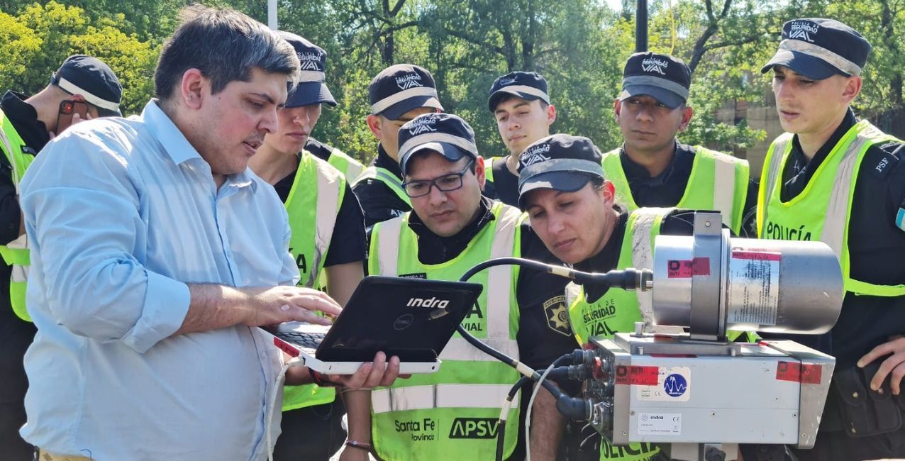 Avanzan las prácticas para controlar la velocidad en Av. Circunvalación de Santa Fe y Rosario