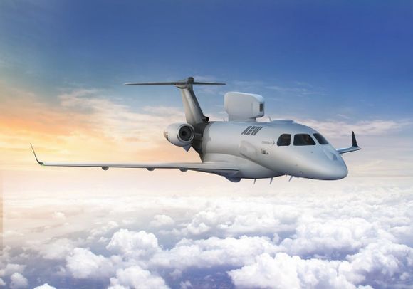 Embraer / IAI-Elta Praetor P600 AEW: large capacities in a small package.