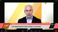 Horacio Rodríguez Larreta, precandidato de Juntos por el Cambio, habló con El Eco de Tandil