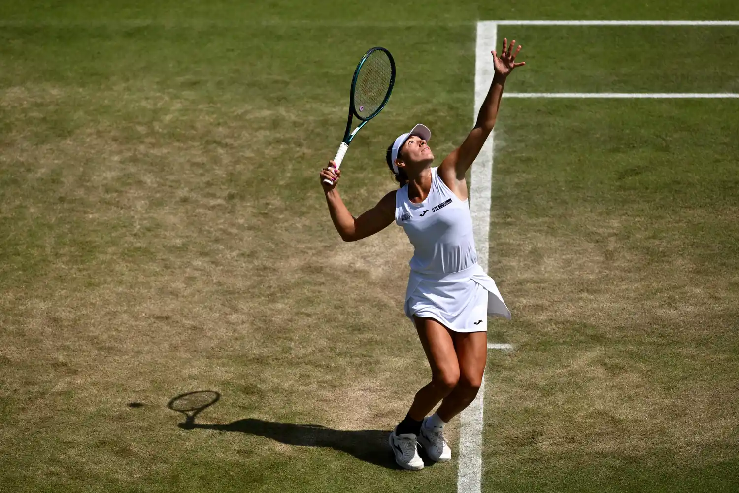 Se terminó la semana soñada de Solana Sierra en Wimbledon