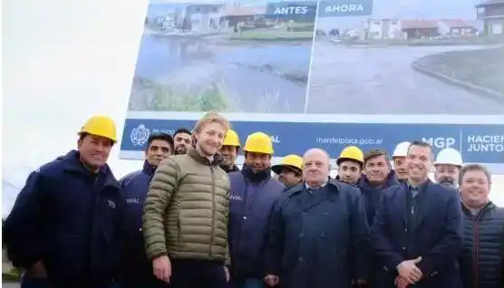 Inauguraron asfalto de calles  de hormigón en Faro Norte