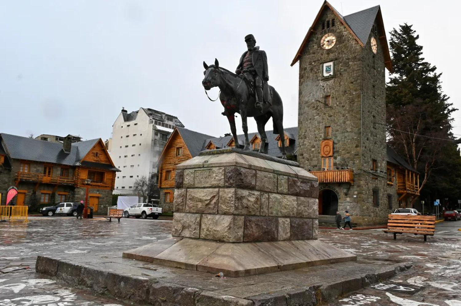 El monumento al líder de la Campaña del Desierto