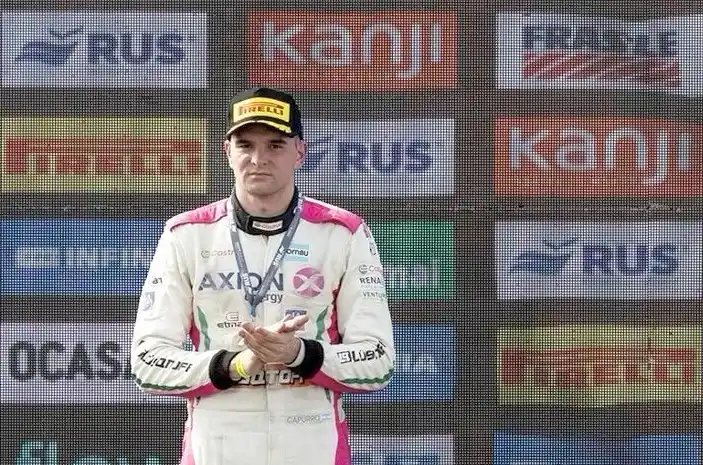 Continúa al frente. Matias Capurro en la Copa Rookie Latam, del TC2000