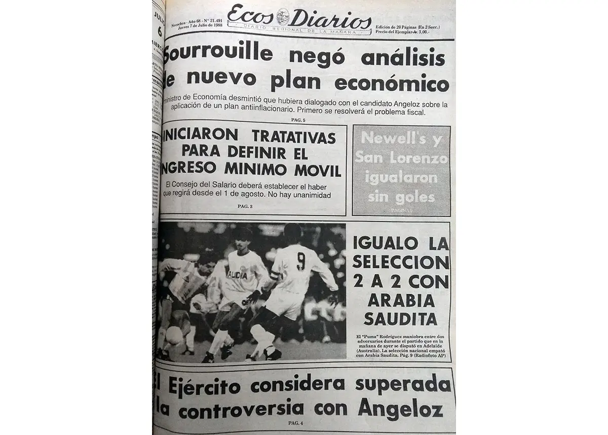 Jueves 7 de julio de 1988