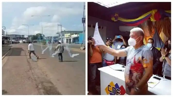 CNE PROCLAMA A EDUARDO PIÑATE en medio de protestas de seguidores de Luis Lippa en Apure