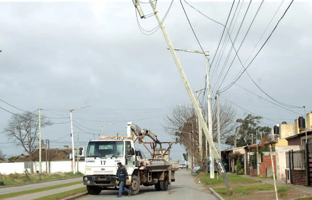 El fuerte viento provocó inconvenientes