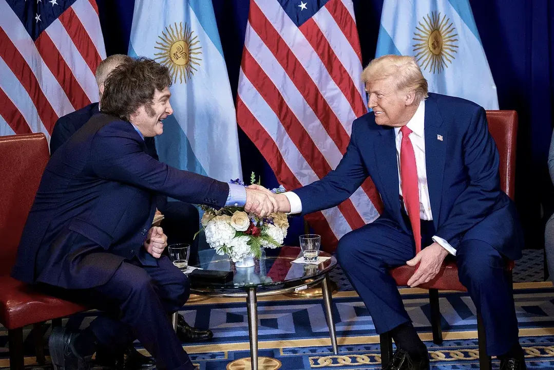 Milei reiteró su "apoyo total" a Estados Unidos e Israel