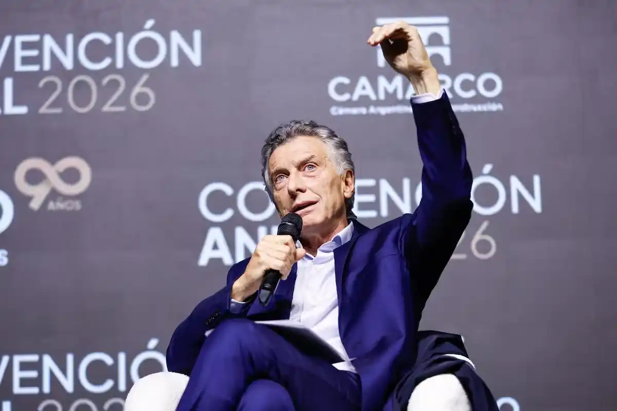 Mauricio Macri brindó un discurso en la Convención Anual de la Cámara Argentina de la Construcción (Camarco).