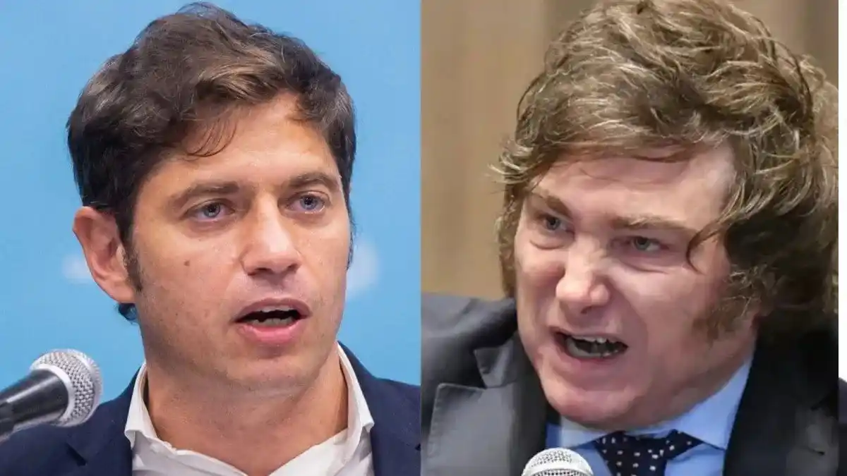 Kicillof criticó a Milei por el episodio en el Congreso.