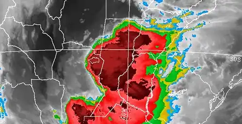 Rige un alerta meteorológico para Santa Fe