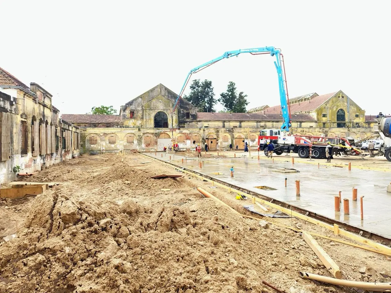 Avanza la construcción de pabellones en la cárcel de Coronda