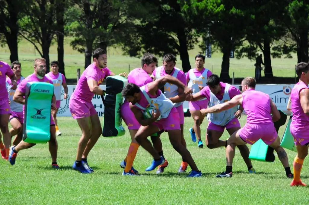 Las mejores imágenes del entrenamiento de Jaguares en Tandil