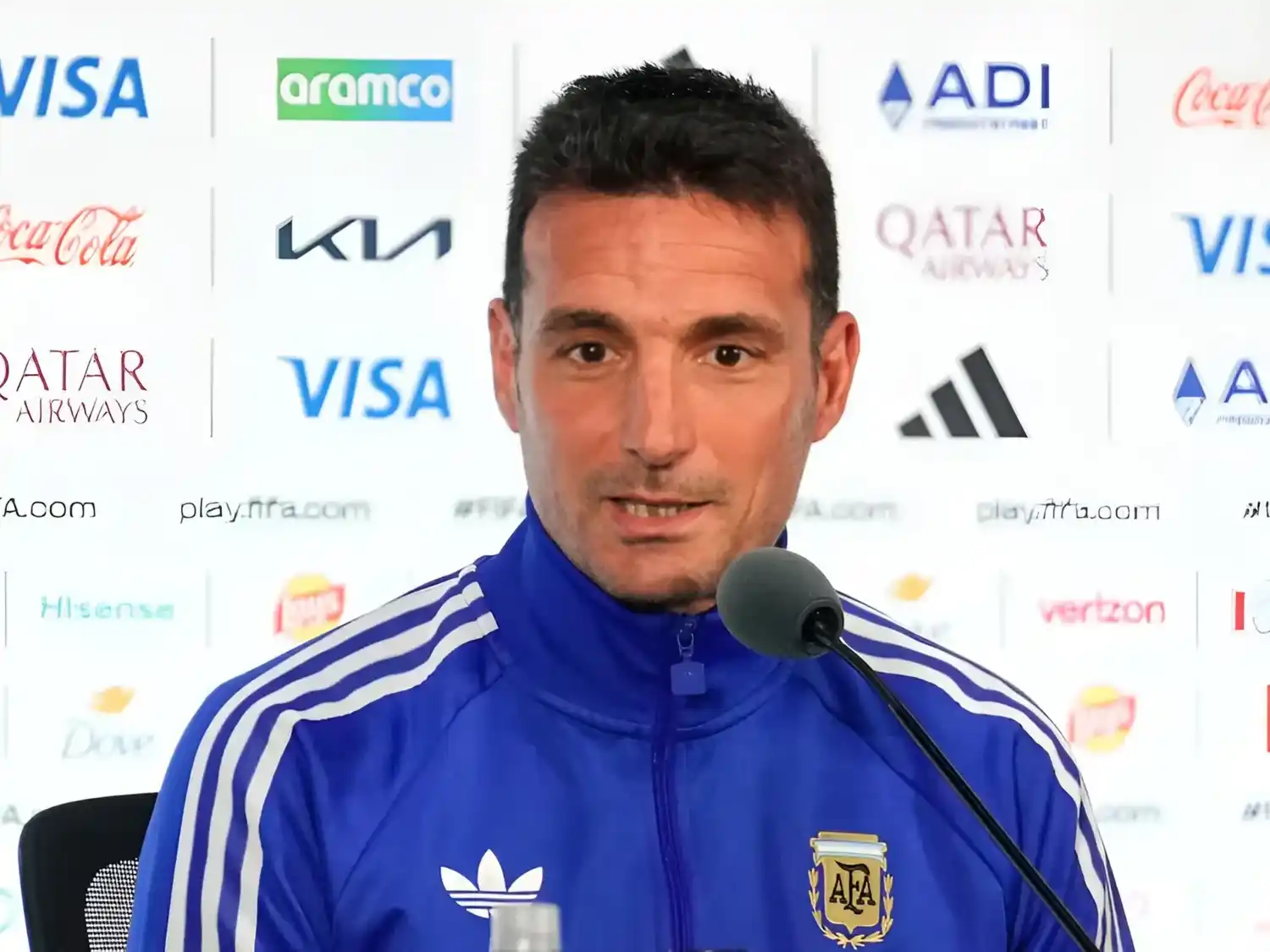 Lionel Scaloni entrenador de la Selección Argentina.