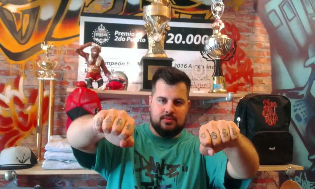 Papo, el marplatense campeón nacional de Rap "Freestlye"