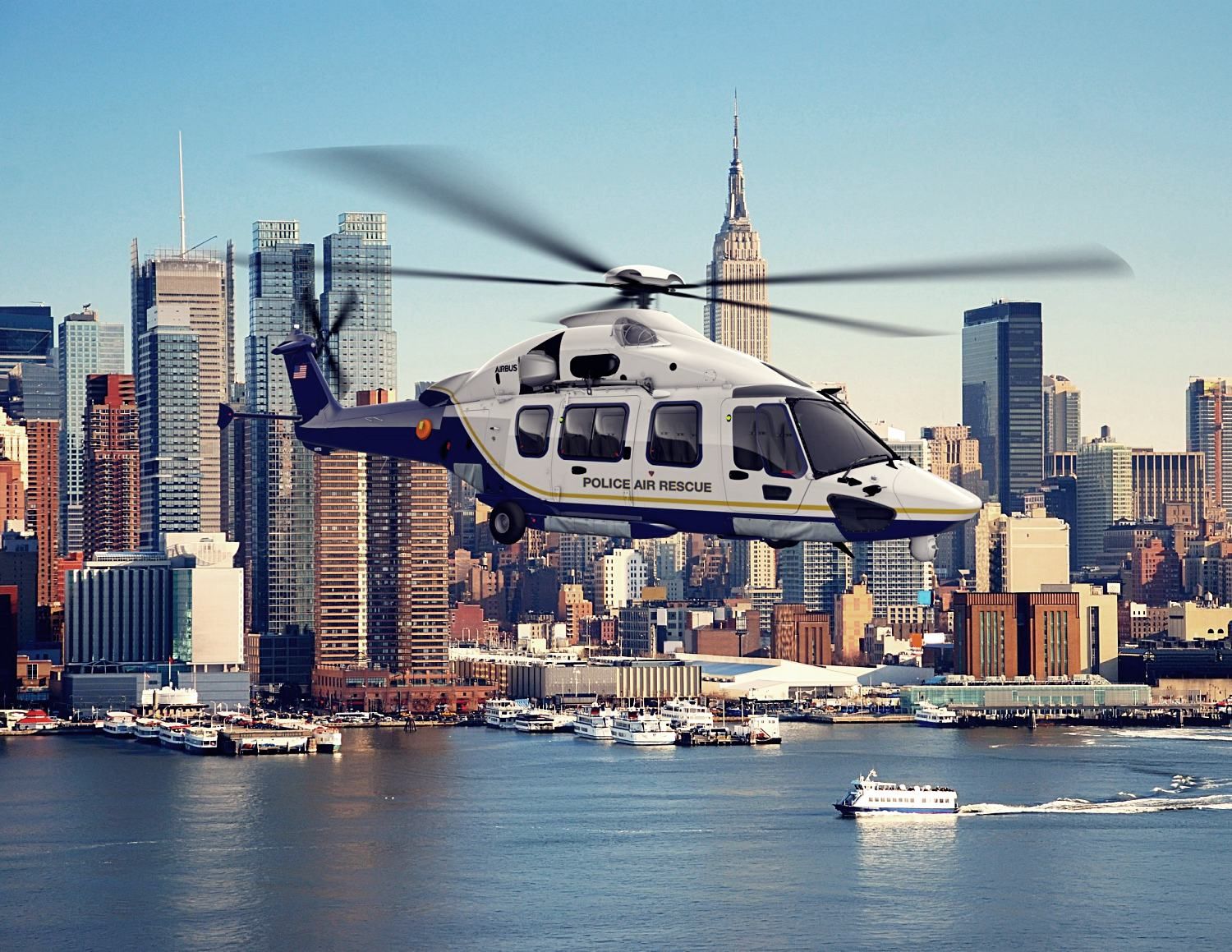 Airbus Helicopters ofertó al H175 para una licitación del Departamento de Policía de Nueva York