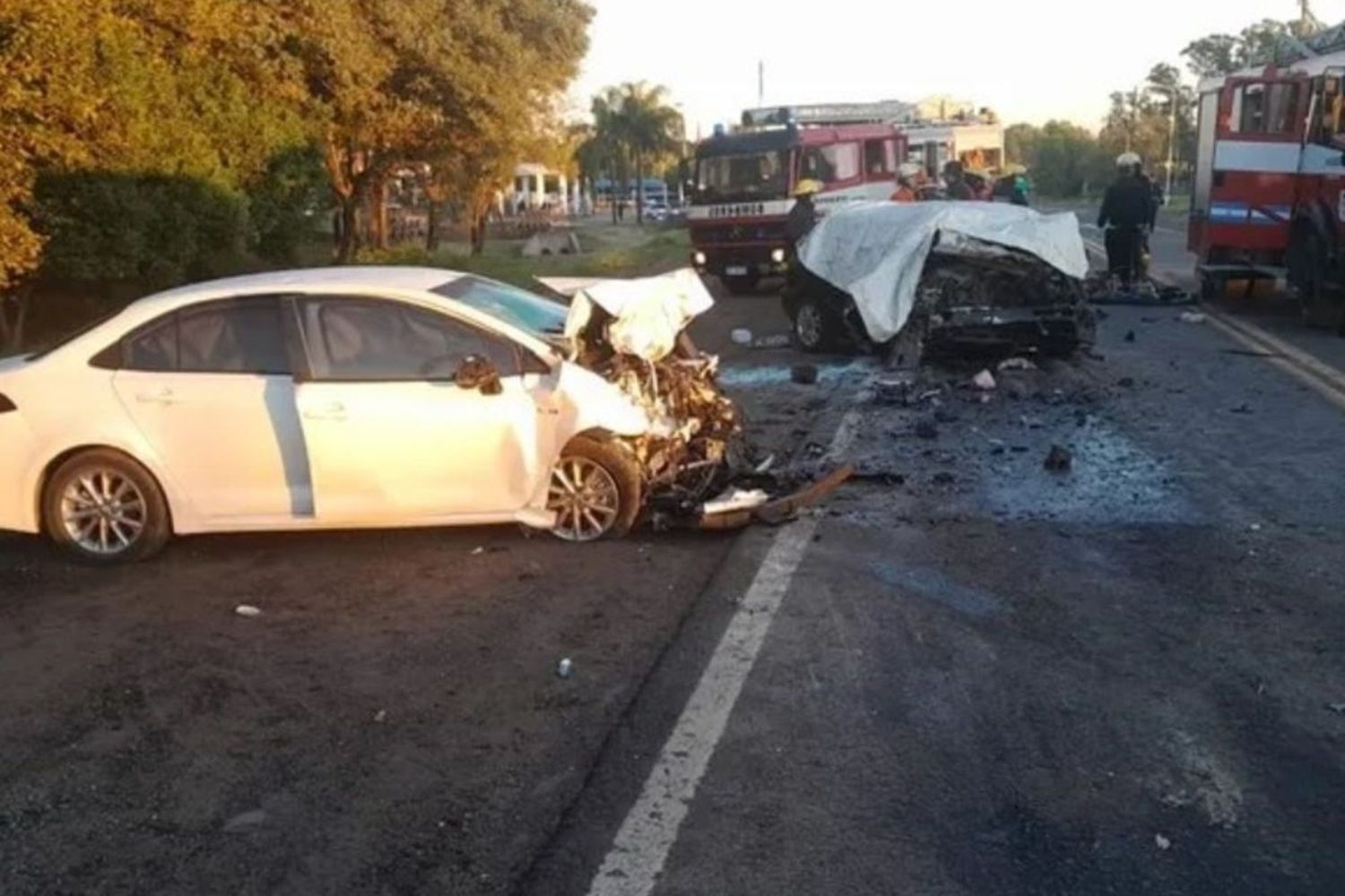 Volvían de un recital en un boliche de Crespo, Arizona, e iban camino hacia Nogoyá.