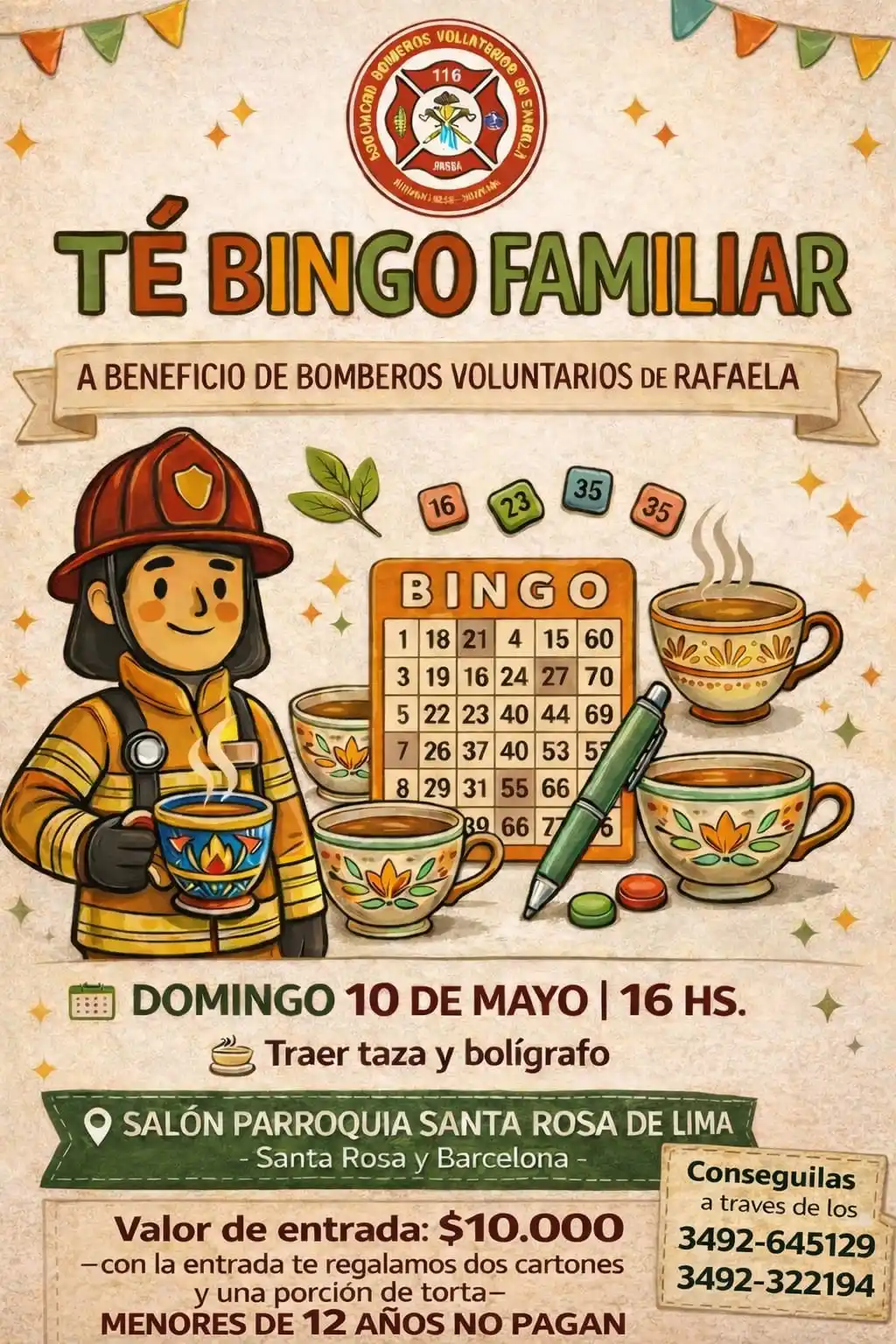 te bingo familiar bomberos