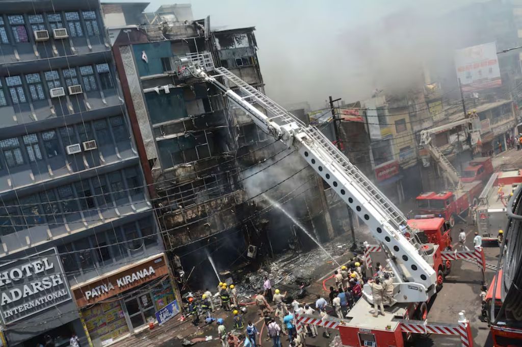Incendio en un restaurante y hotel