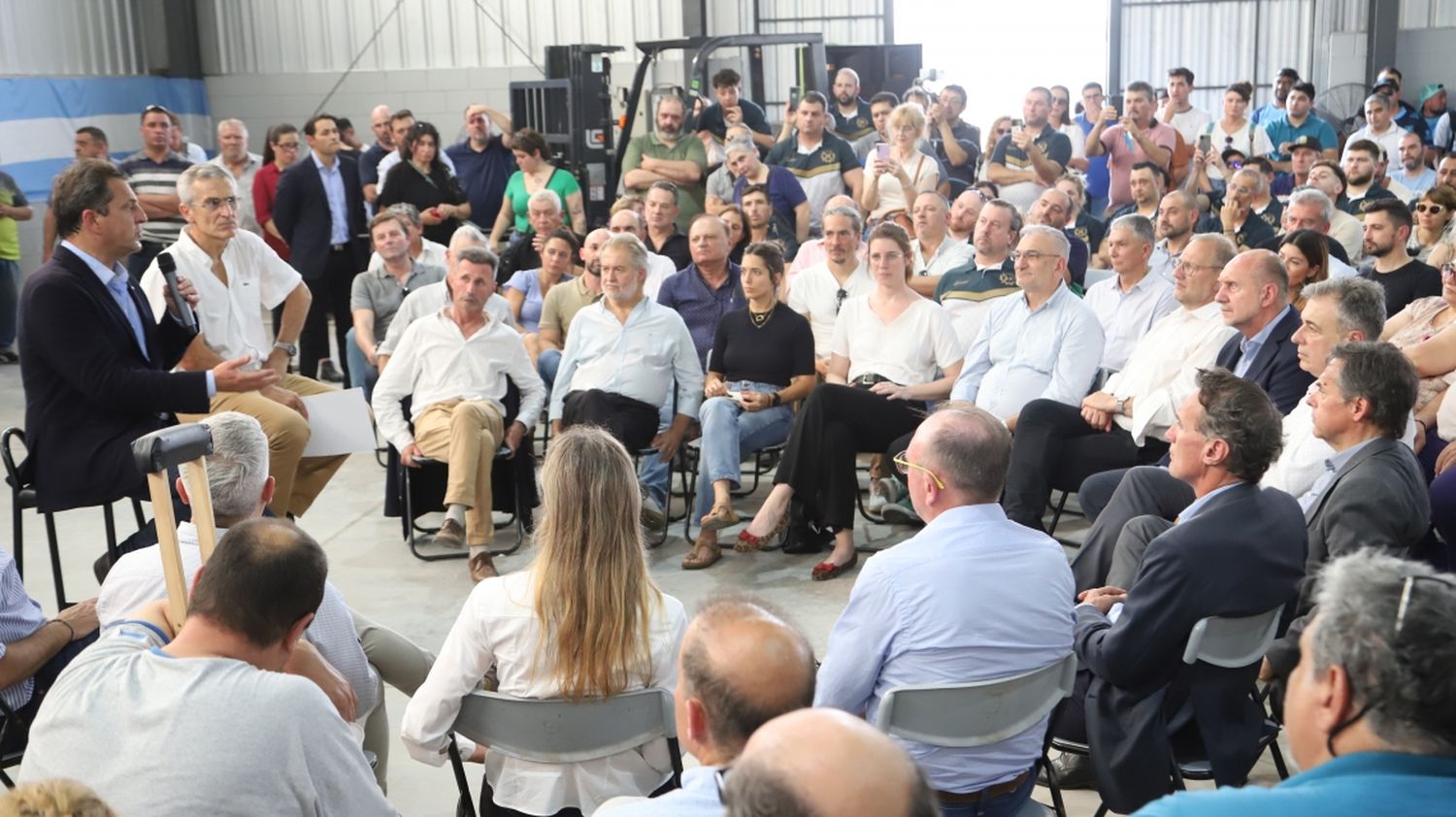 Perotti y Massa habilitaron el Depósito Fiscal del Parque de Actividades Económicas de Rafaela