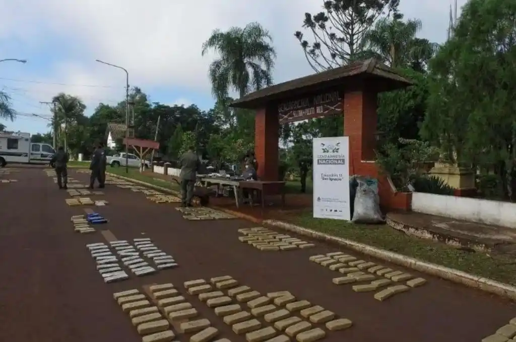 Encontraron más de 4 toneladas de marihuana en un monte