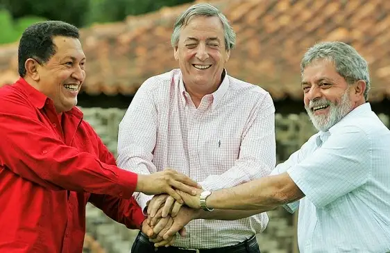 chavez nestor lula