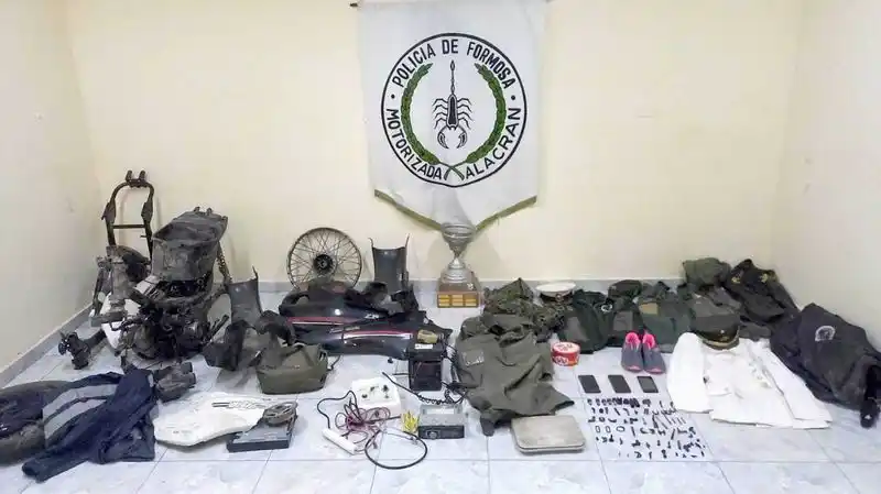 La Policía recuperó dos motos con pedido 
de secuestro y motopartes de una vivienda