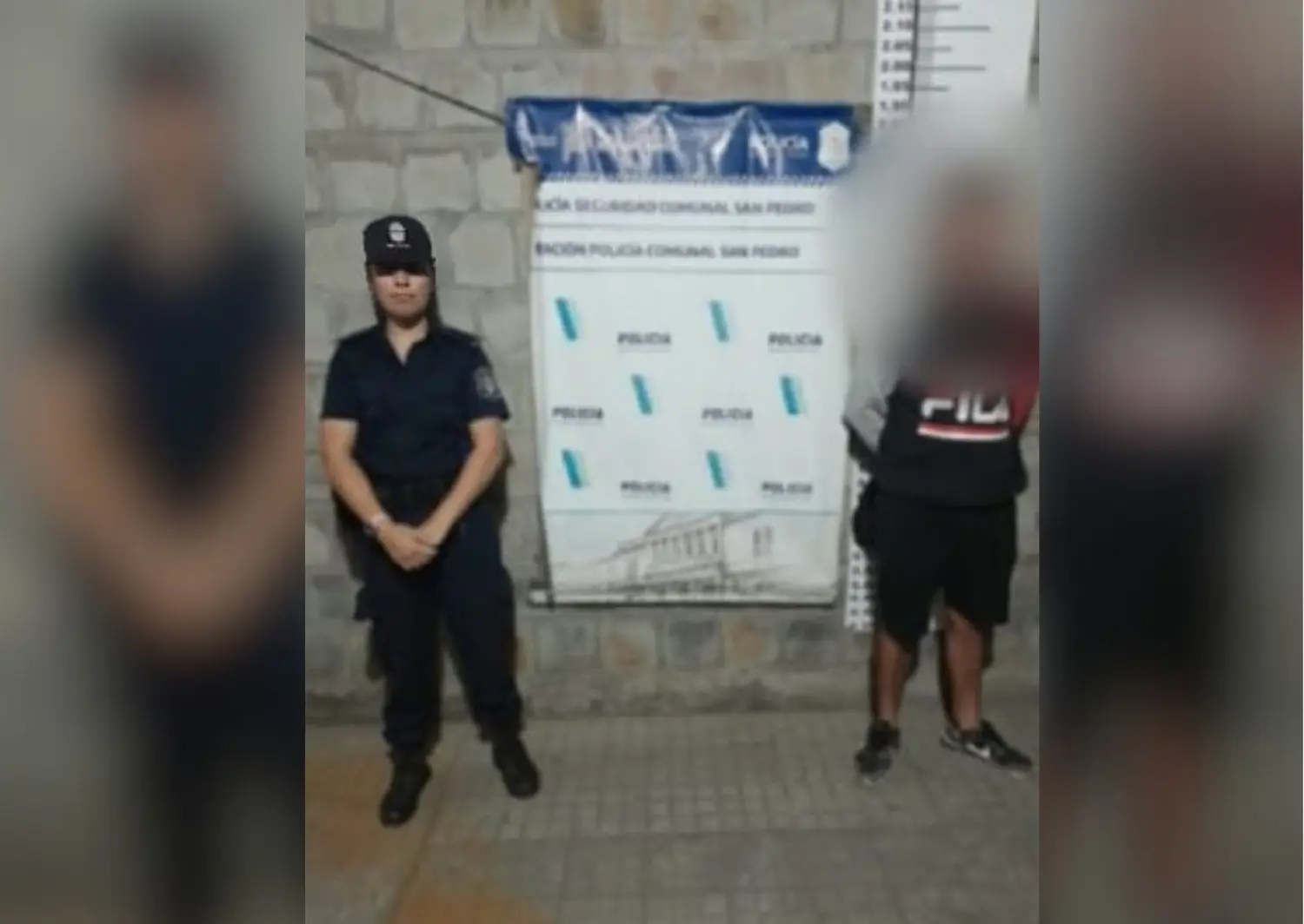 El hombre de 31 años aprehedido por la policía.