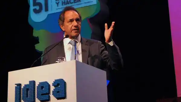 Scioli en el Coloquio de IDEA: "No va a haber ningún problema de falta de dólares"