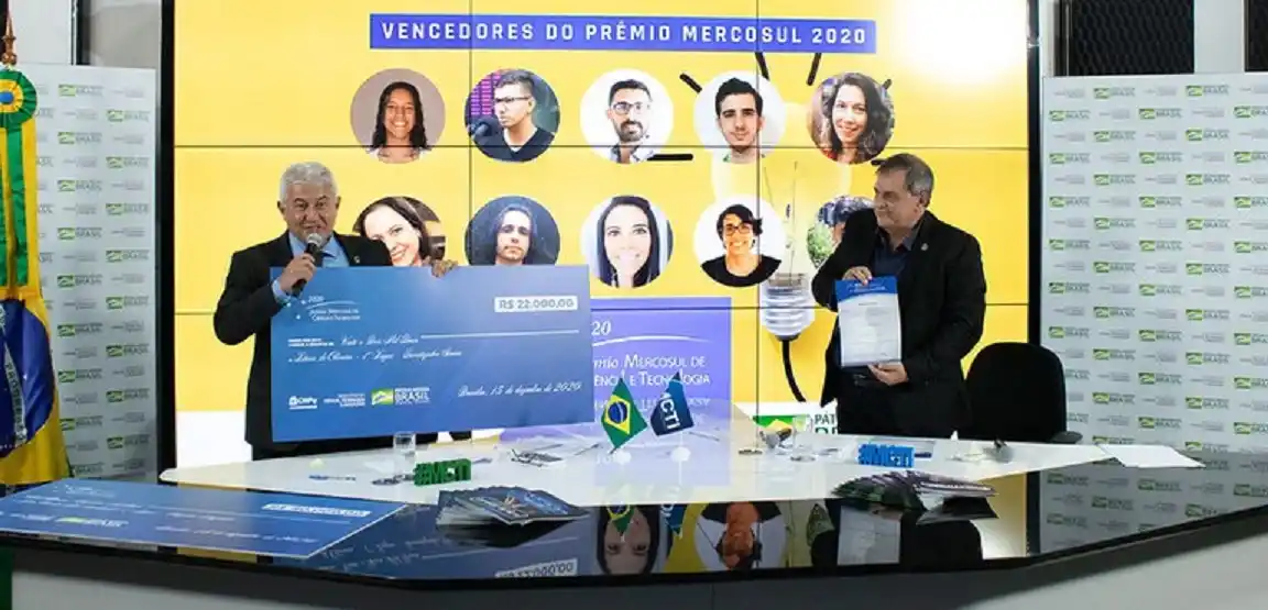 Enzo Ferrante, ganador del Premio de Ciencia y Tecnología Mercosur de Brasil