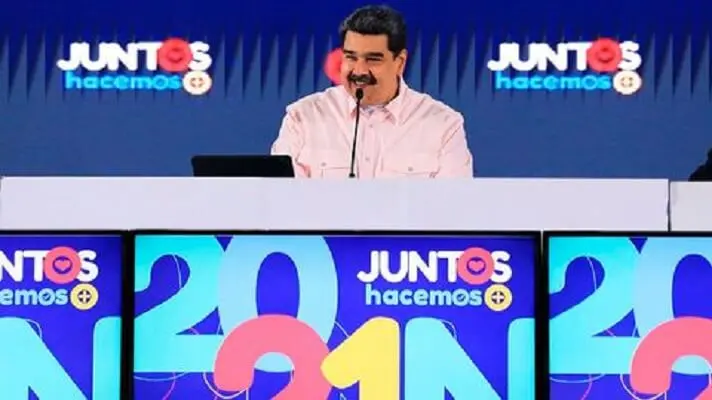 Con Alex Saab en el diálogo: Maduro felicita a ambas delegaciones por llegar a un consenso
