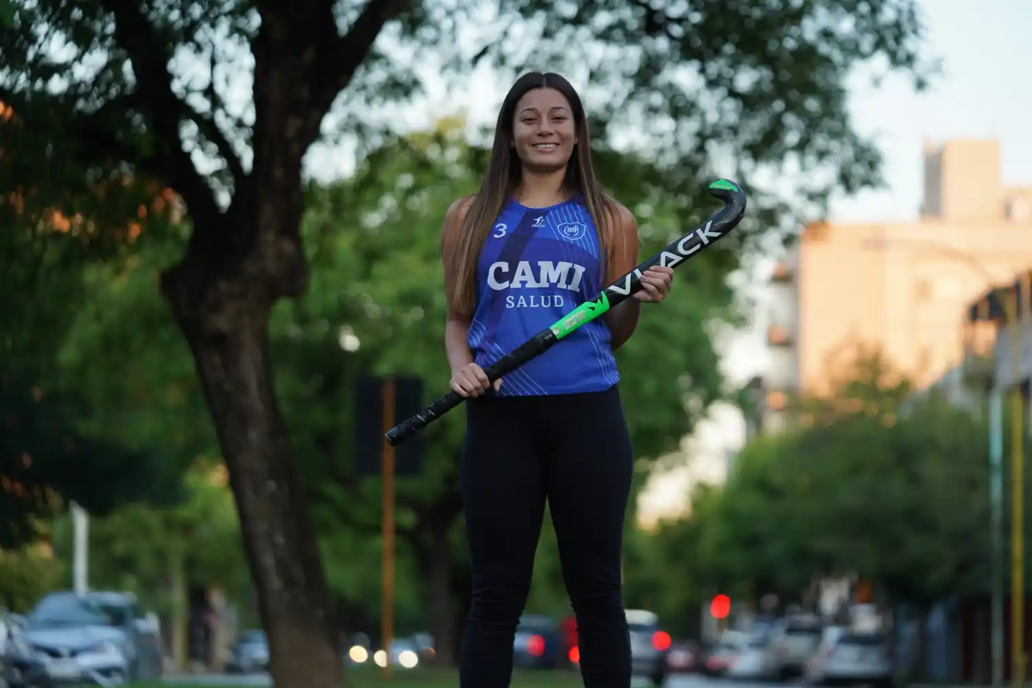 Yanina Peralta, una de las referentes del conjunto de barrio Las Rosas.
