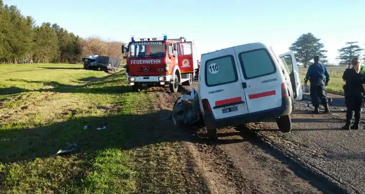 Violento choque en la Ruta 191