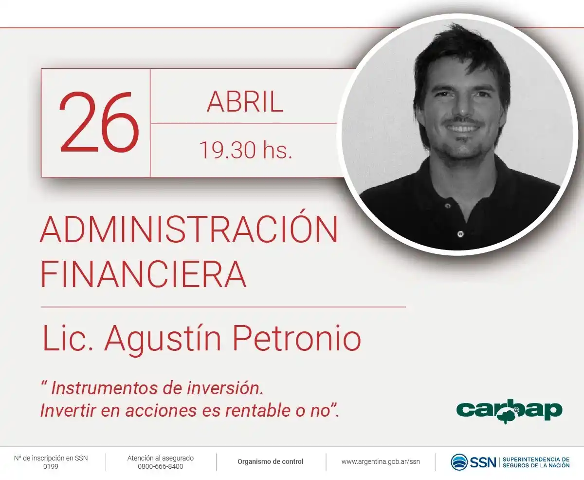 Encuentro web sobre finanzas en el ciclo de charlas de la DAN