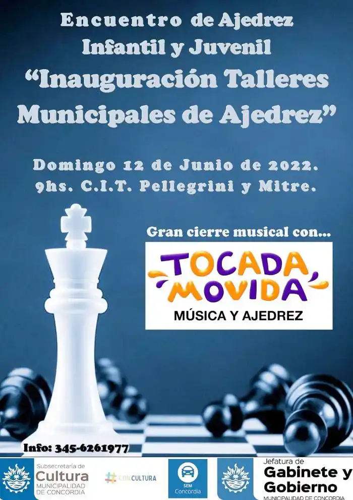 Domingo 12 de junio: Encuentro Infantil y Juvenil de Ajedrez