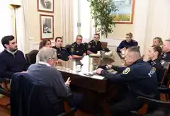 Lunghi reclamó mayor control policial en Tandil en reuniones con autoridades provinciales y locales