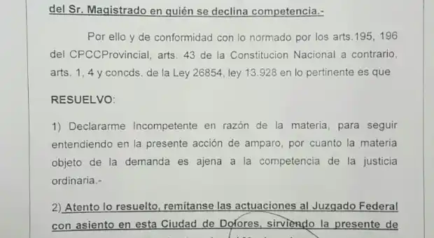 La Justicia frenó el "tarifazo" de gas en La Costa bonaerense  