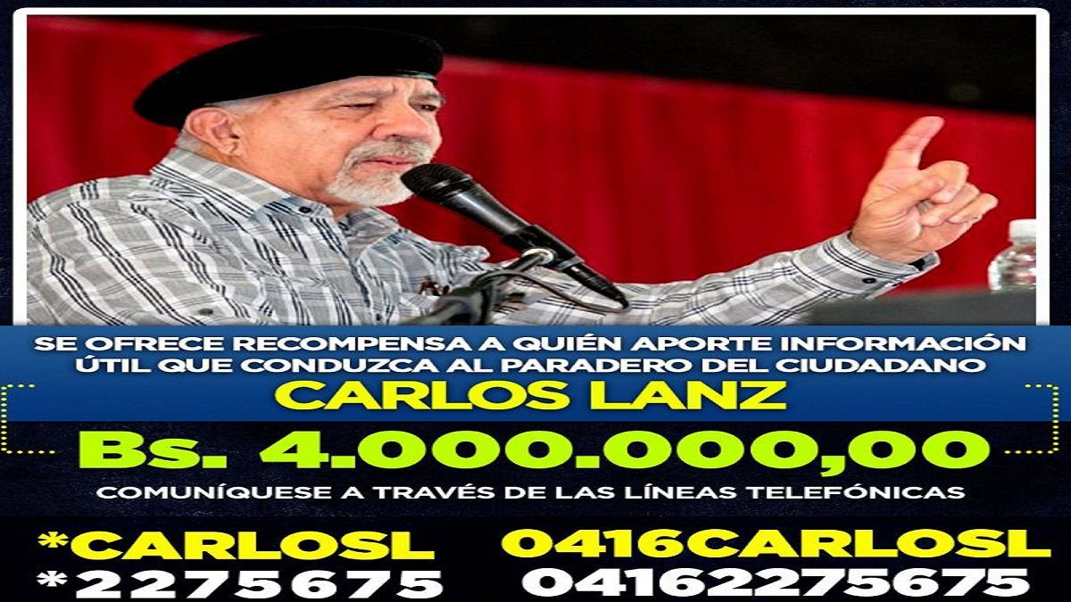 Fiscalía dice que en desaparición del profesor Carlos Lanz no hubo violencia