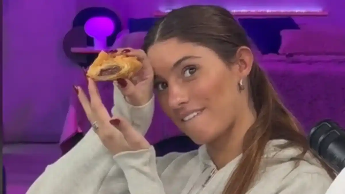 La reacción de la influencer se hizo viral