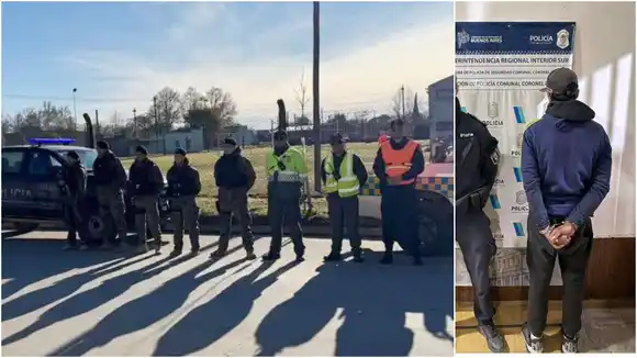 Fin de semana largo y agitado en Coronel Pringles: operativos, detenciones y un menor grave apuñalado en una pelea