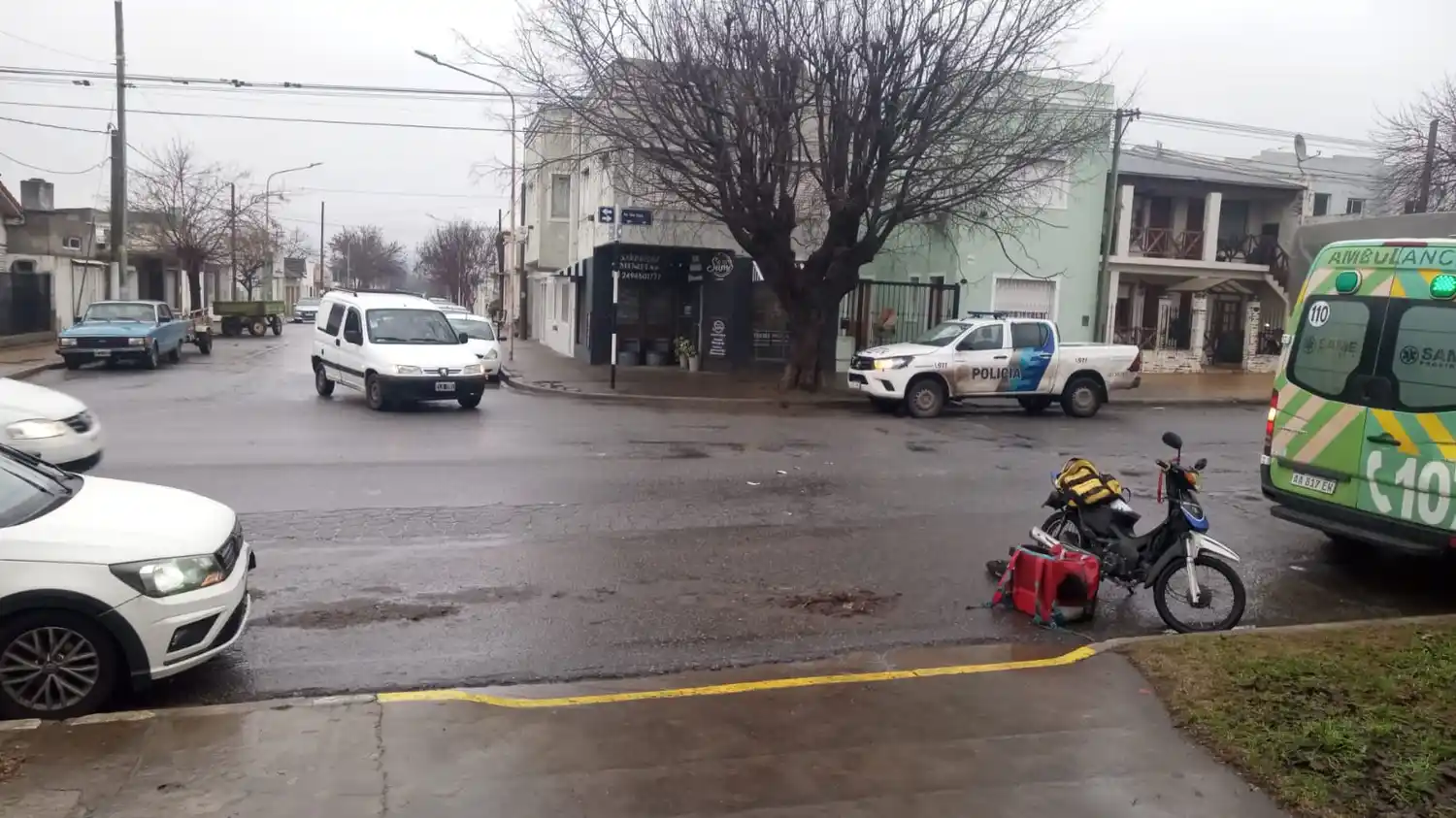 Un nuevo accidente en la ciudad: choque en avenida Del Valle y Alberdi