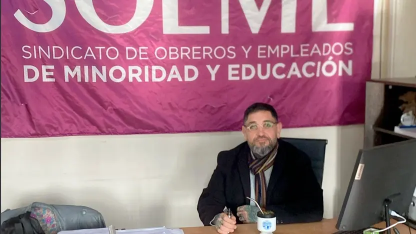 Cambiar la realidad. Diego Zalazar, secretario General de Soeme Necochea, esperanzado en que desde el gremialismo se ayude a esto.
