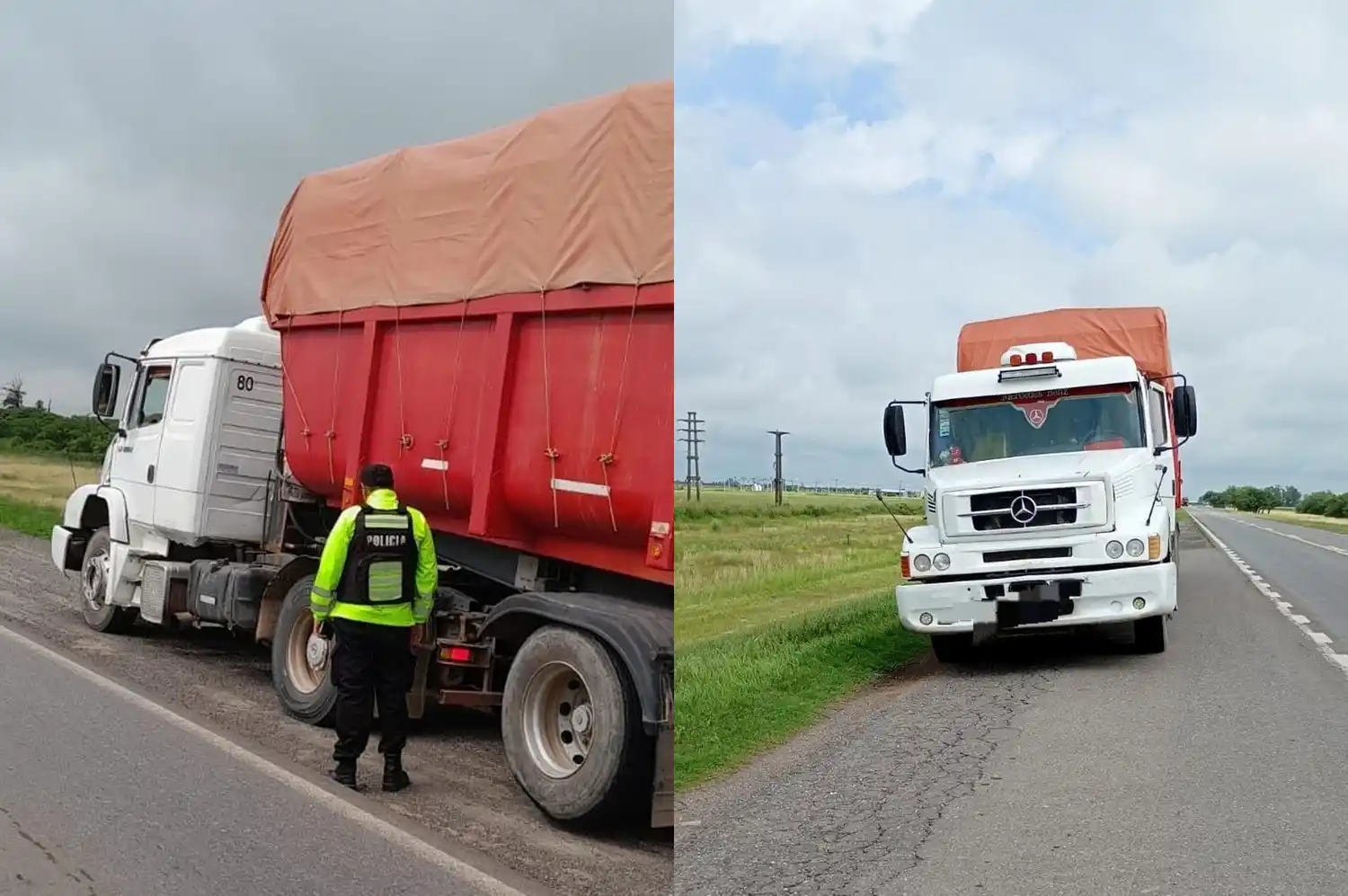 Descubrieron a un camionero con licencia “trucha” en un control sobre Ruta Nacional 34