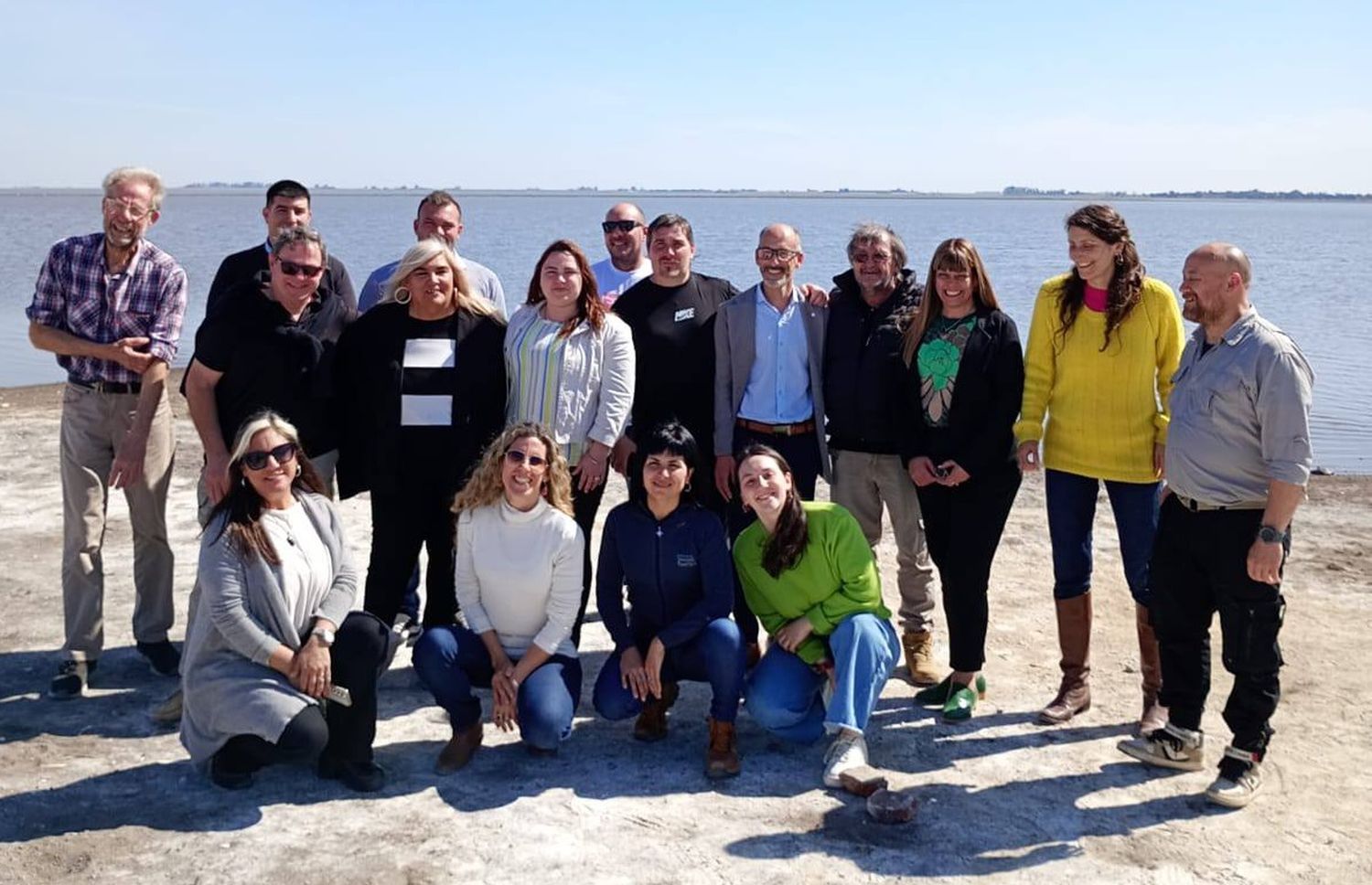 Encuentro en Melincué entre las autoridades provinciales y de Venado Tuerto, Teodelina, Villa Cañás, Aarón Castellanos y la localidad anfitriona. Foto: Gentileza.